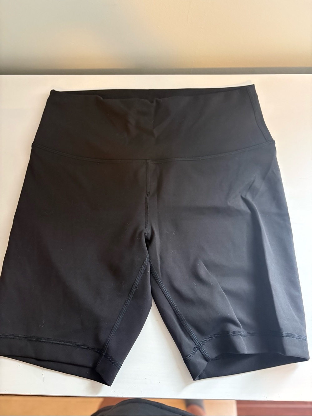 lululemon athletica Black High-Rise Athletic Bike Shorts - size 10